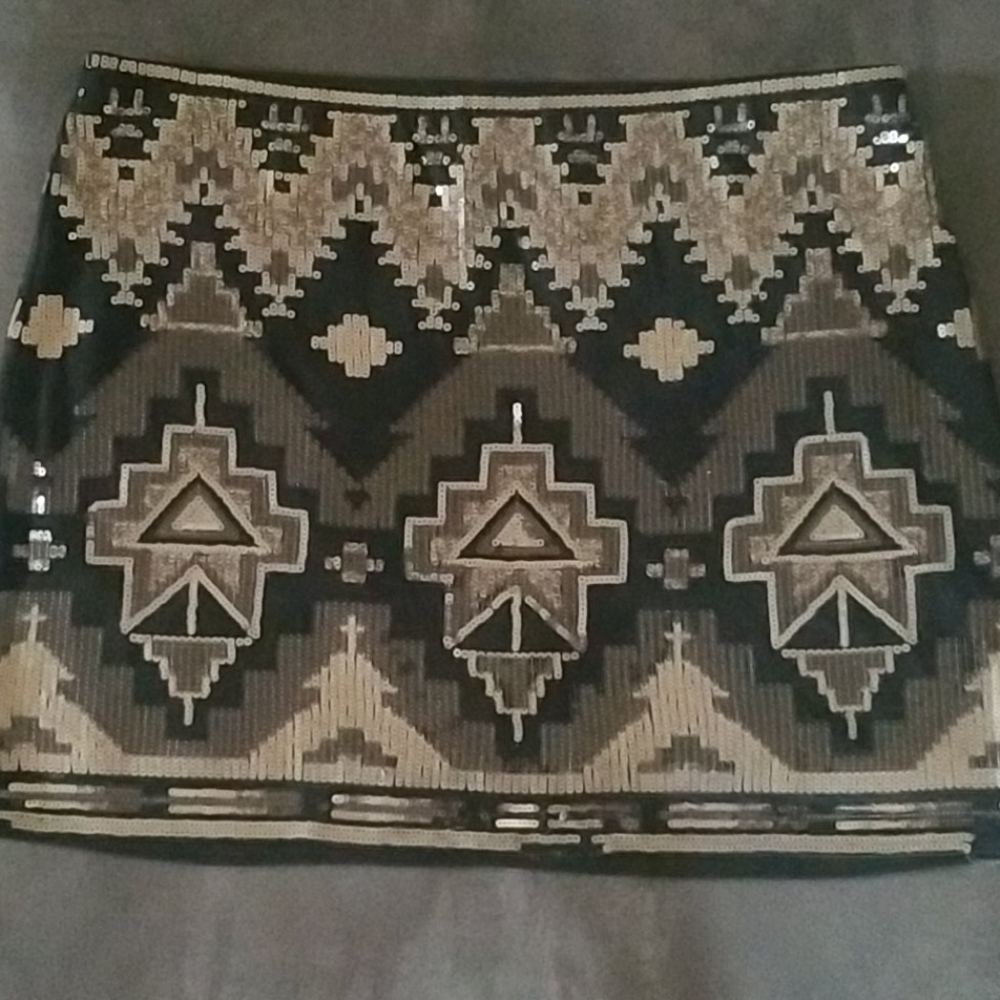 Express Sequins Mini skirt